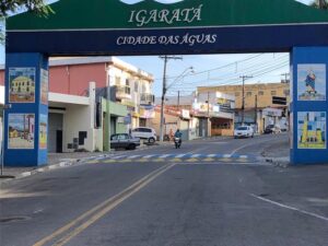 Portal de Entrada da Cidade de Igaratá. Foto: Reprodução.