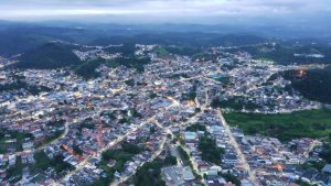 Imagem aérea de Santa Isabel. Foto: Santa Isabel em Ângulos.