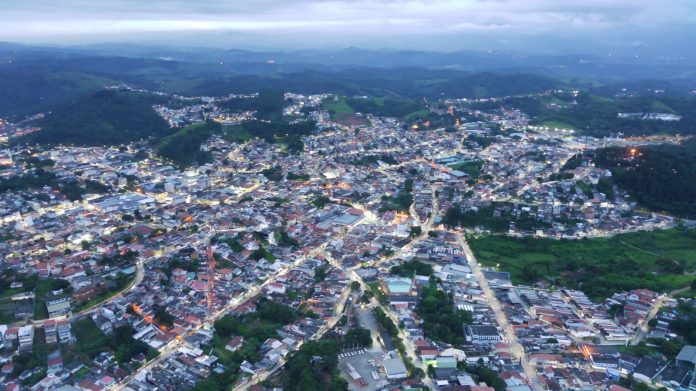 Imagem aérea de Santa Isabel. Foto: Santa Isabel em Ângulos.