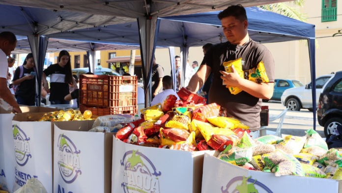 Em 2023, Itaquá Music Fest arrecadou cerca de 400 tolenadas de alimentos para o Fundo Social de Solidariedade. Foto: Divulgação.